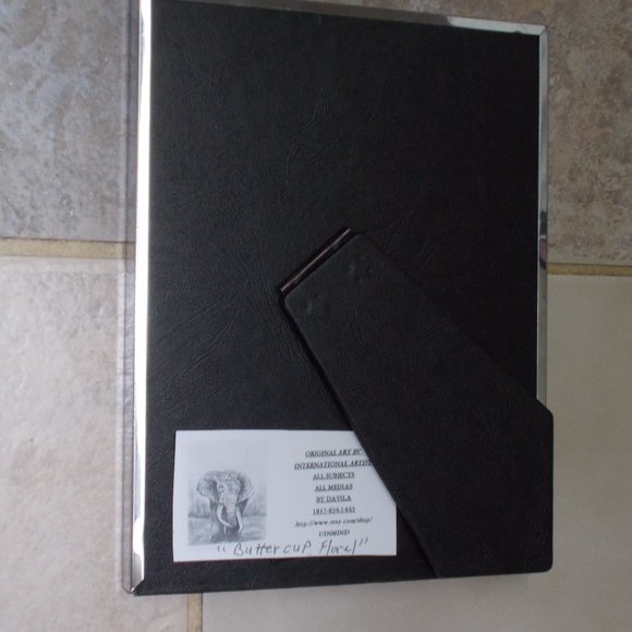 "Butter Cup Floral" 4"x6"print matted & framed by Davila - Picture 4 of 4